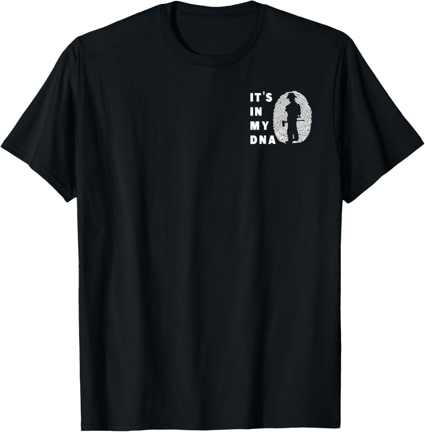 In My DNA Firefighter, Patriotic Firefighter Axes Men T-Shirt - T-Shirt | Black