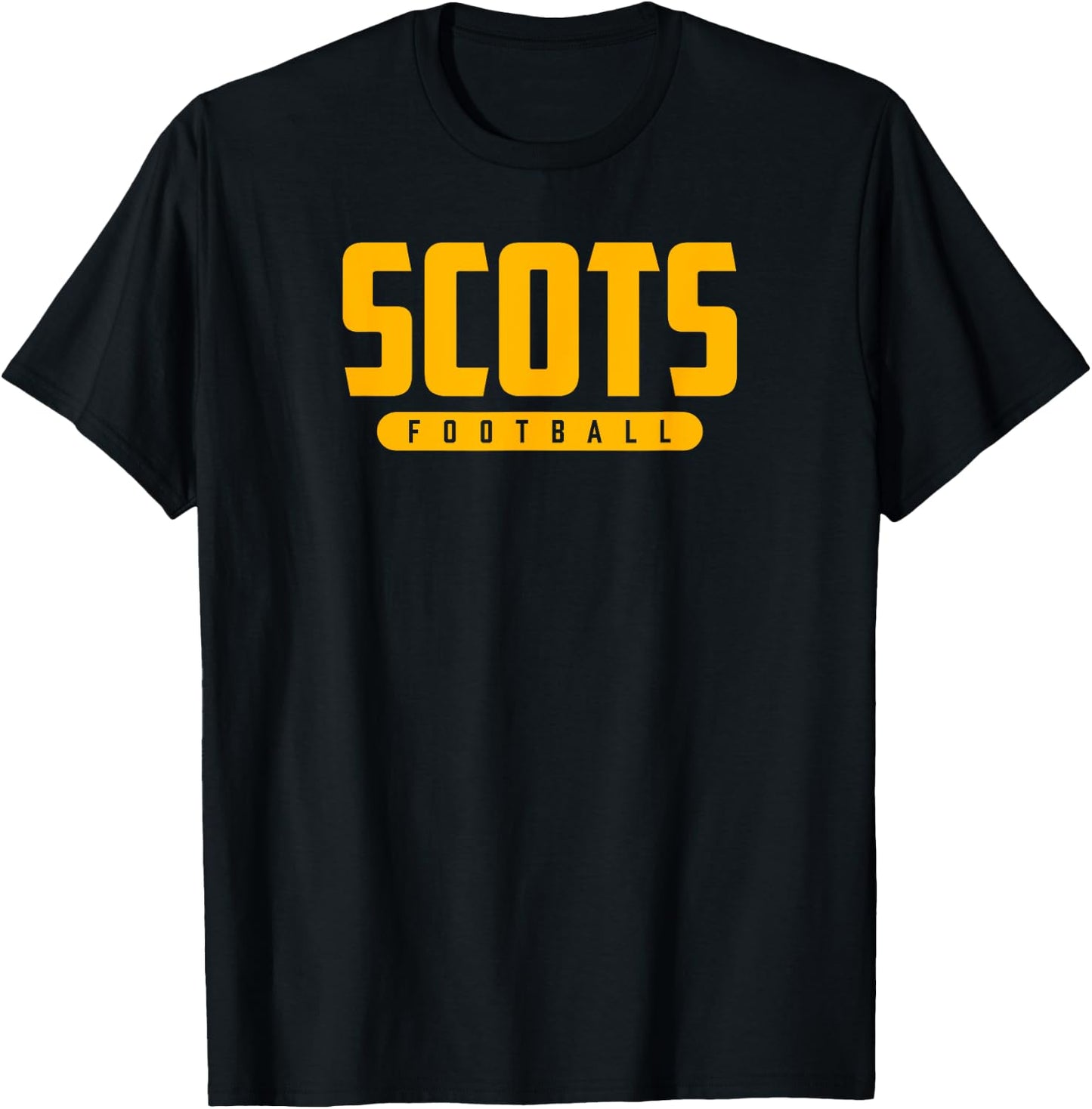 Highland Park Scots Football T-Shirt - T-Shirt | Black