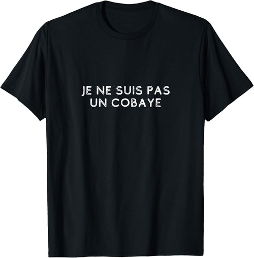 Text Clothing - Je ne suis pas un guinea pig