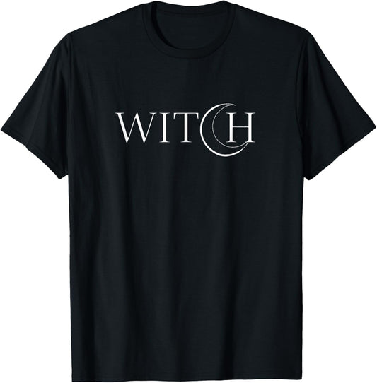 Witch Moon Halloween Witchcraft T-Shirt - T-Shirt | Black