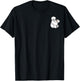 Disney Big Hero 6 Baymax and Mochi Left Chest , Black, S T-Shirt - T-Shirt | Black