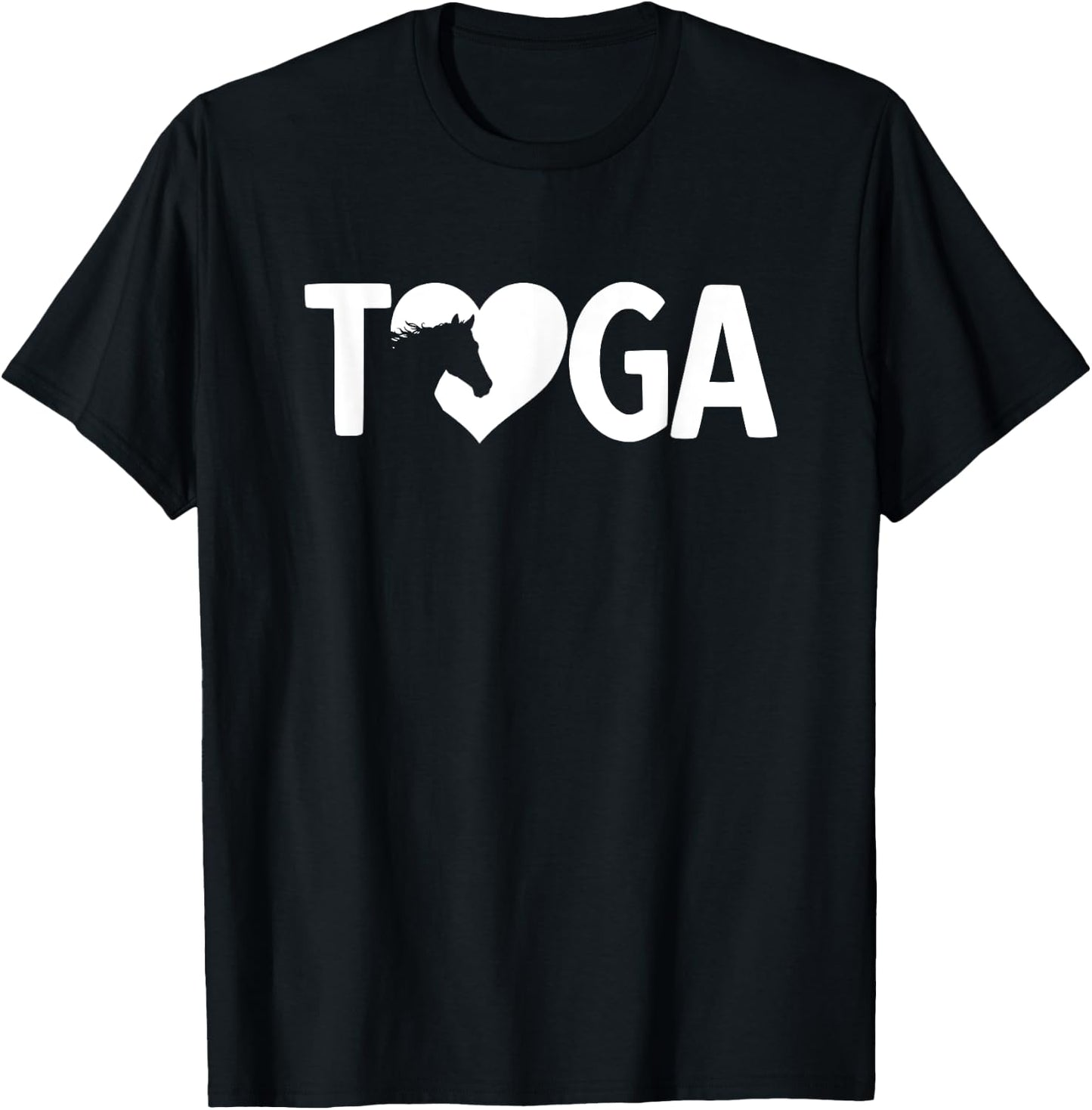 Saratoga Springs New York Toga Horse Racing T-Shirt - T-Shirt | Black