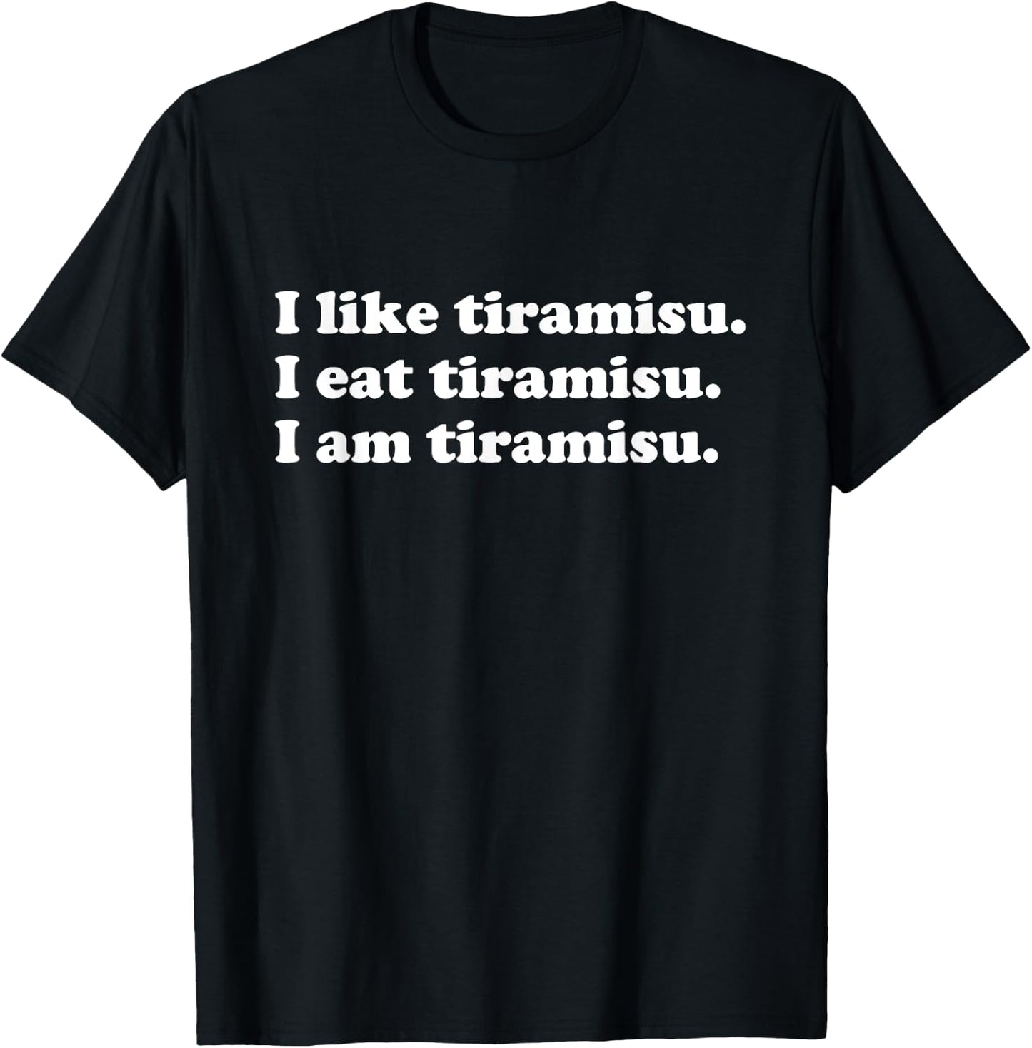 Tiramisu Lover Men Women Girls Boys T-Shirt - T-Shirt | Black