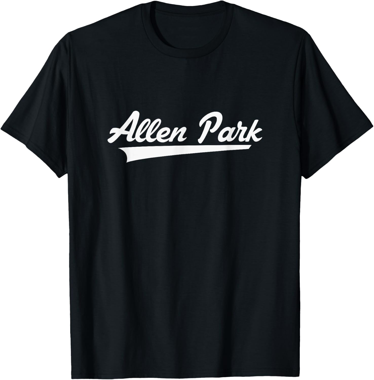 Allen Park High School Vintage Swoosh T-Shirt - T-Shirt | Black