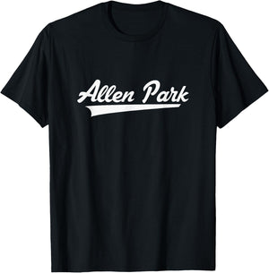 Allen Park High School Vintage Swoosh T-Shirt - T-Shirt | Black