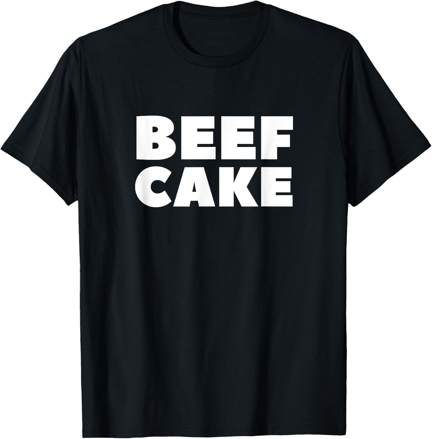 Beefcake Muscle Power Beef Up Six Pack Abs Mustache T-Shirt - T-Shirt | Black