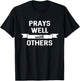 Prays Well With Others Funny Christian T-Shirt - T-Shirt | Black