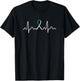 Heartbeat - Cervical Cancer Shirt Gift T-Shirt - T-Shirt | Black