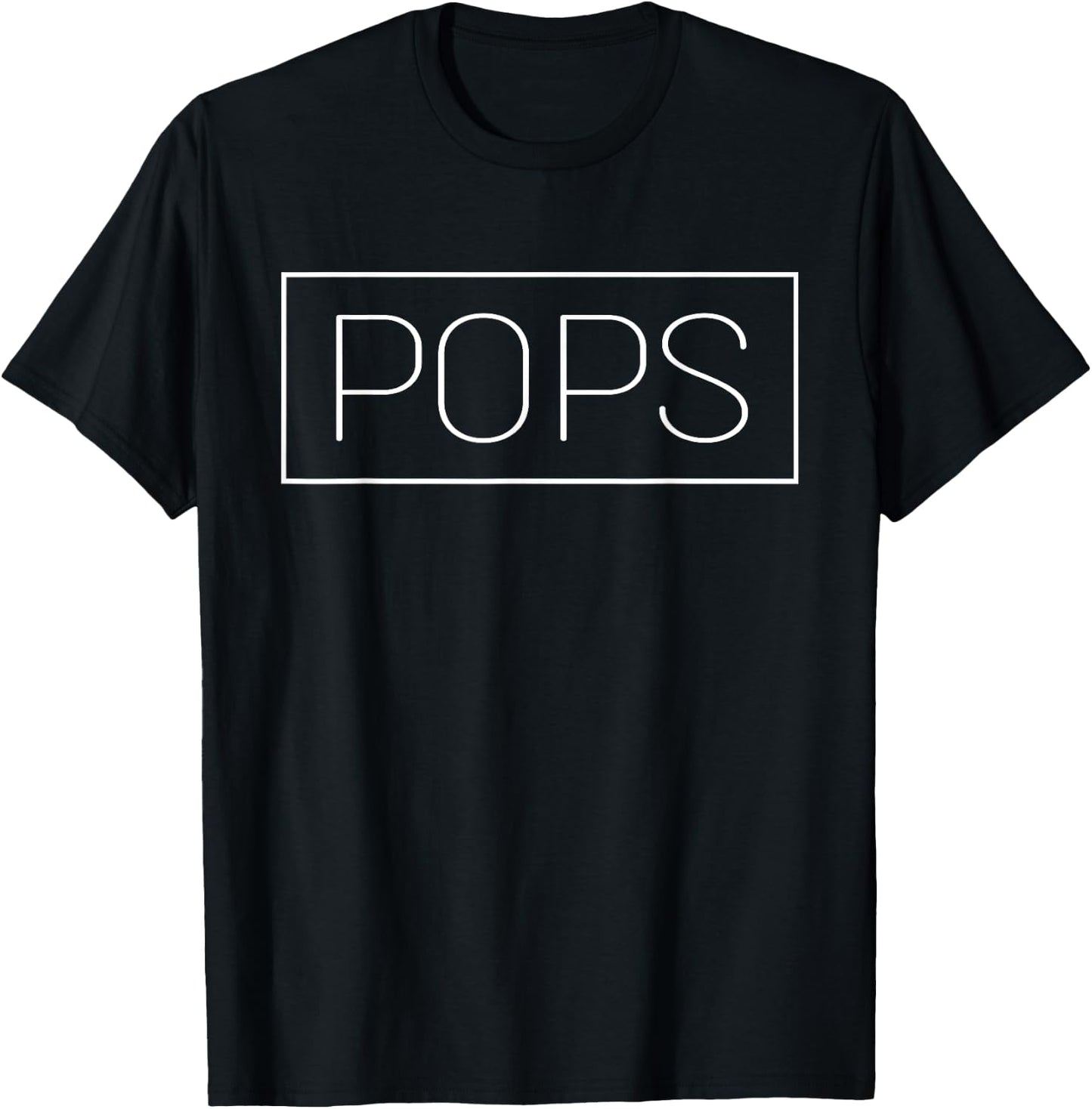 Retro Personalized Name Pops Distressed Vintage T-Shirt - T-Shirt | Black