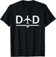 Pilot Dad Fathers Day Plane T-Shirt - T-Shirt | Black