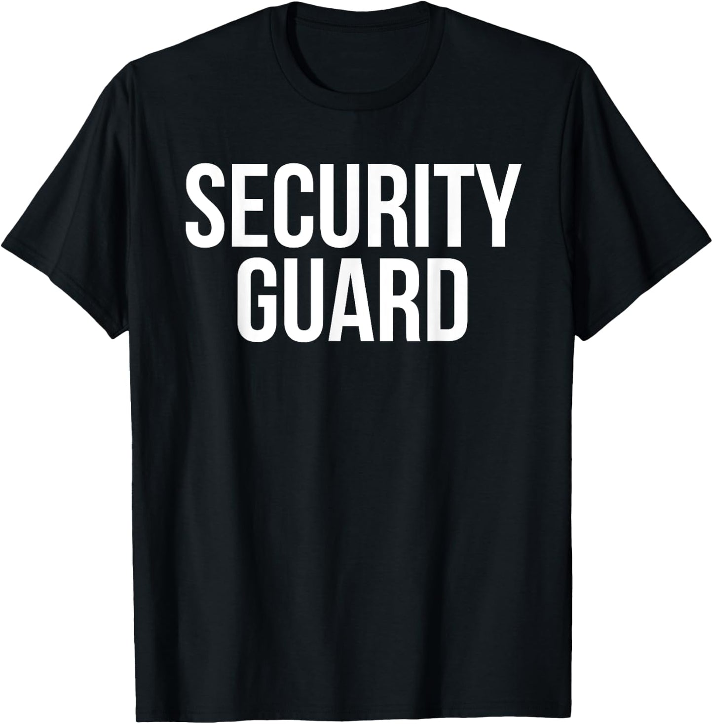 Security Guard Shirt Funny Halloween Costume Parents T-Shirt - T-Shirt | Black
