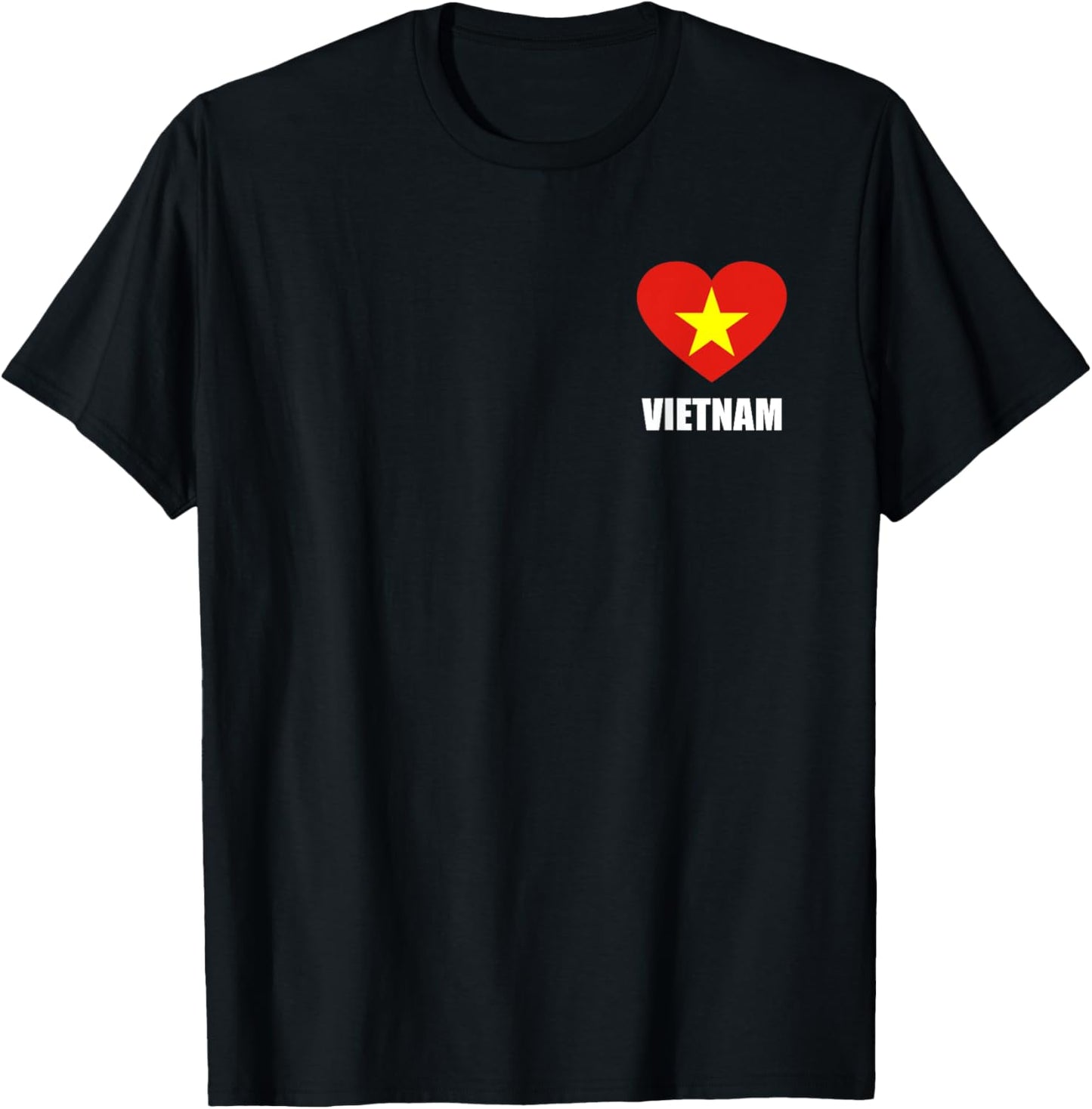 Vietnam Flag I Love Vietnam Shirt Country Flag Vietnam , Black, S T-Shirt - T-Shirt | Black