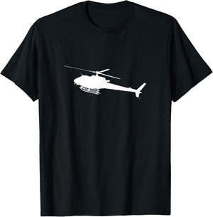 AS350 AStar helicopter pilot or crew T-Shirt - T-Shirt | Black
