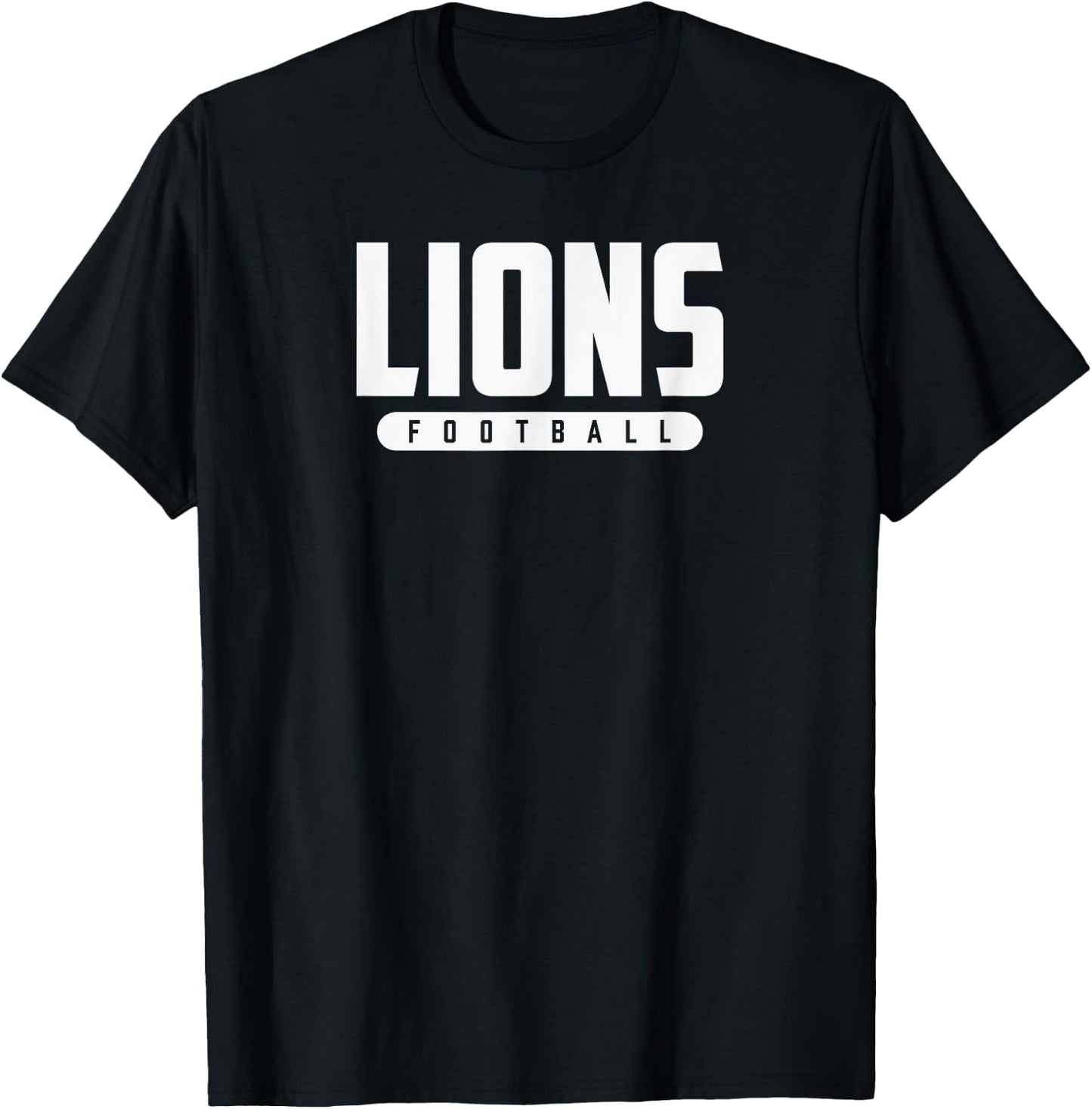Moore Lions Football T-Shirt - T-Shirt | Black