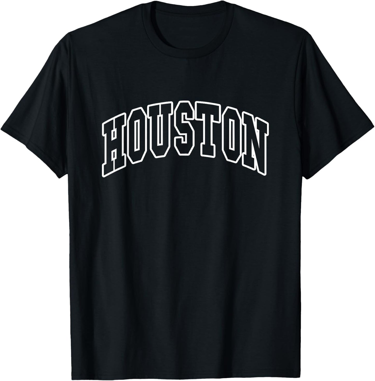 Houston - Texas - Throwback Design - Classic T-Shirt - T-Shirt | Black