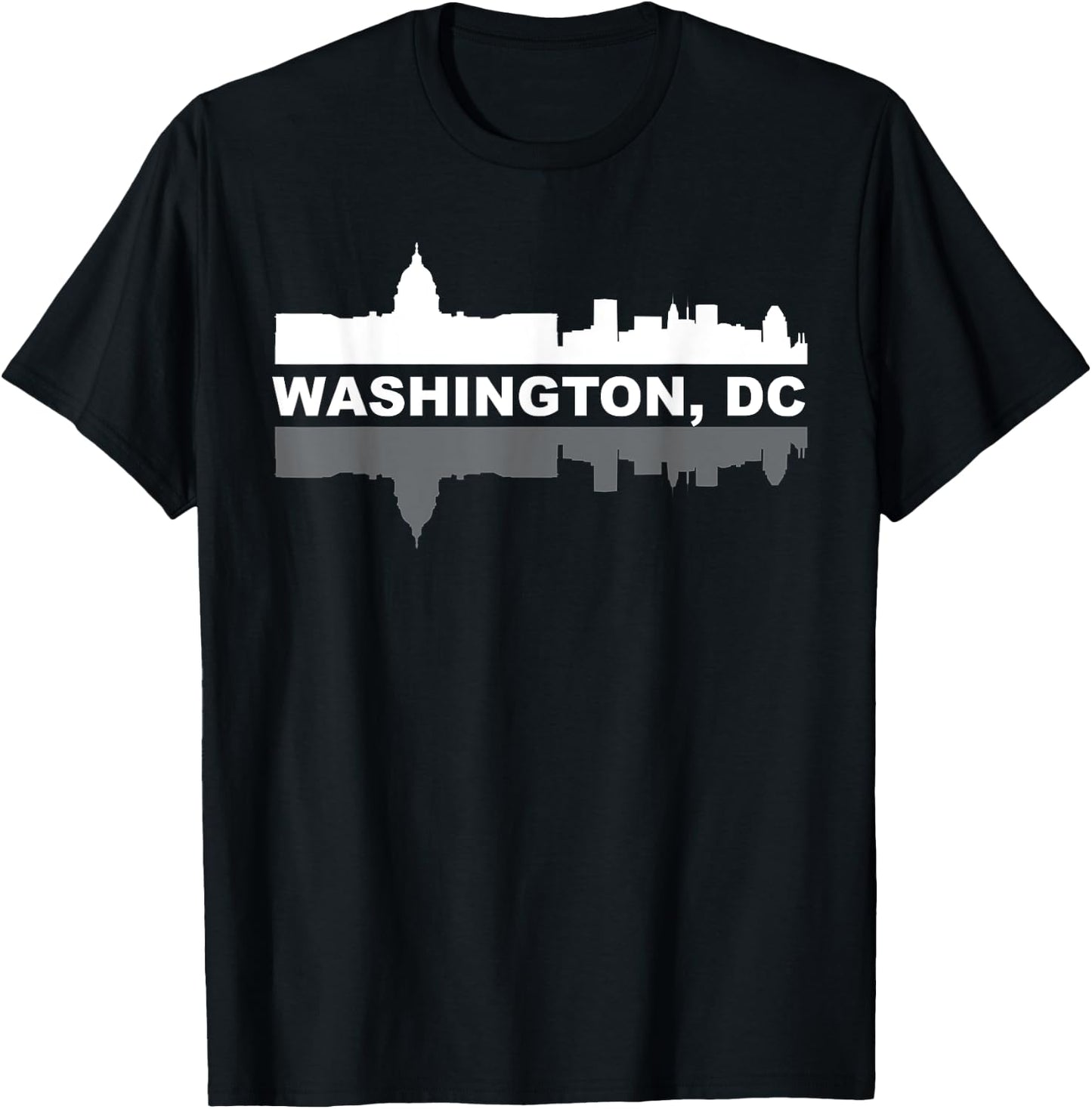 Washington DC Capitol Hill USA Flag Souvenir Shirt T-Shirt - T-Shirt | Black