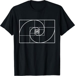 Fibonacci Suite Mathematician Gift Teacher of Maths , Black, S T-Shirt - T-Shirt | Black