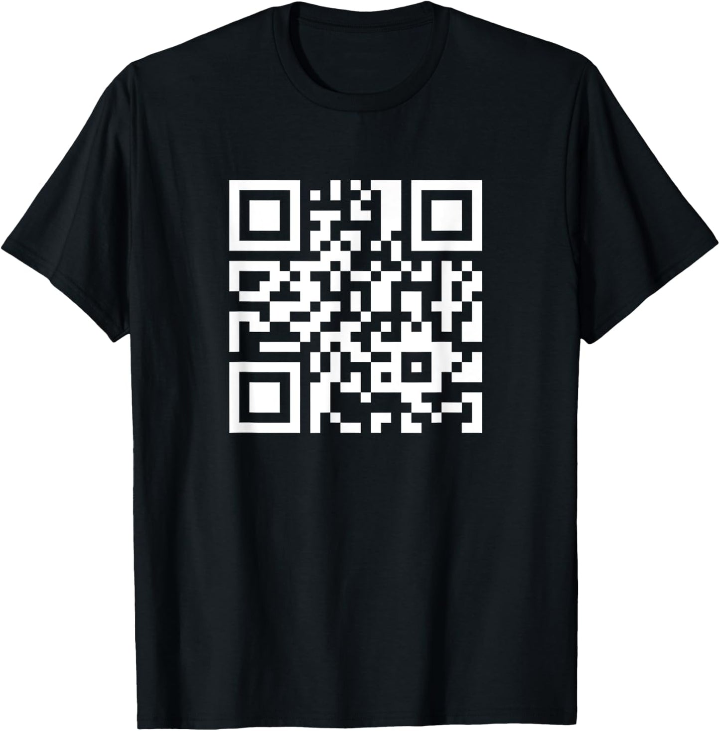 Lustiger QRcode Spruch ich höre Immer nur mimimi T-Shirt - T-Shirt | Black