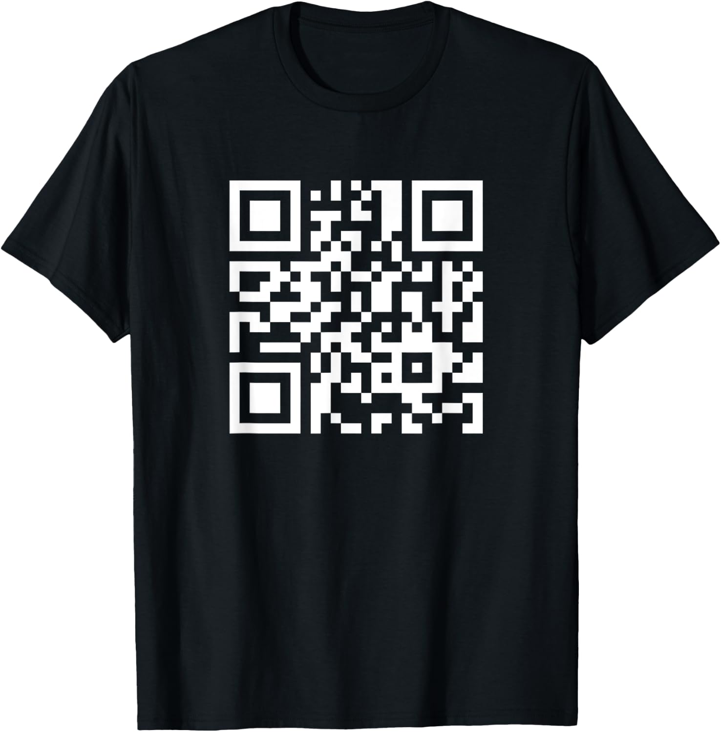 Lustiger QRcode Spruch ich höre Immer nur mimimi T-Shirt - T-Shirt | Black