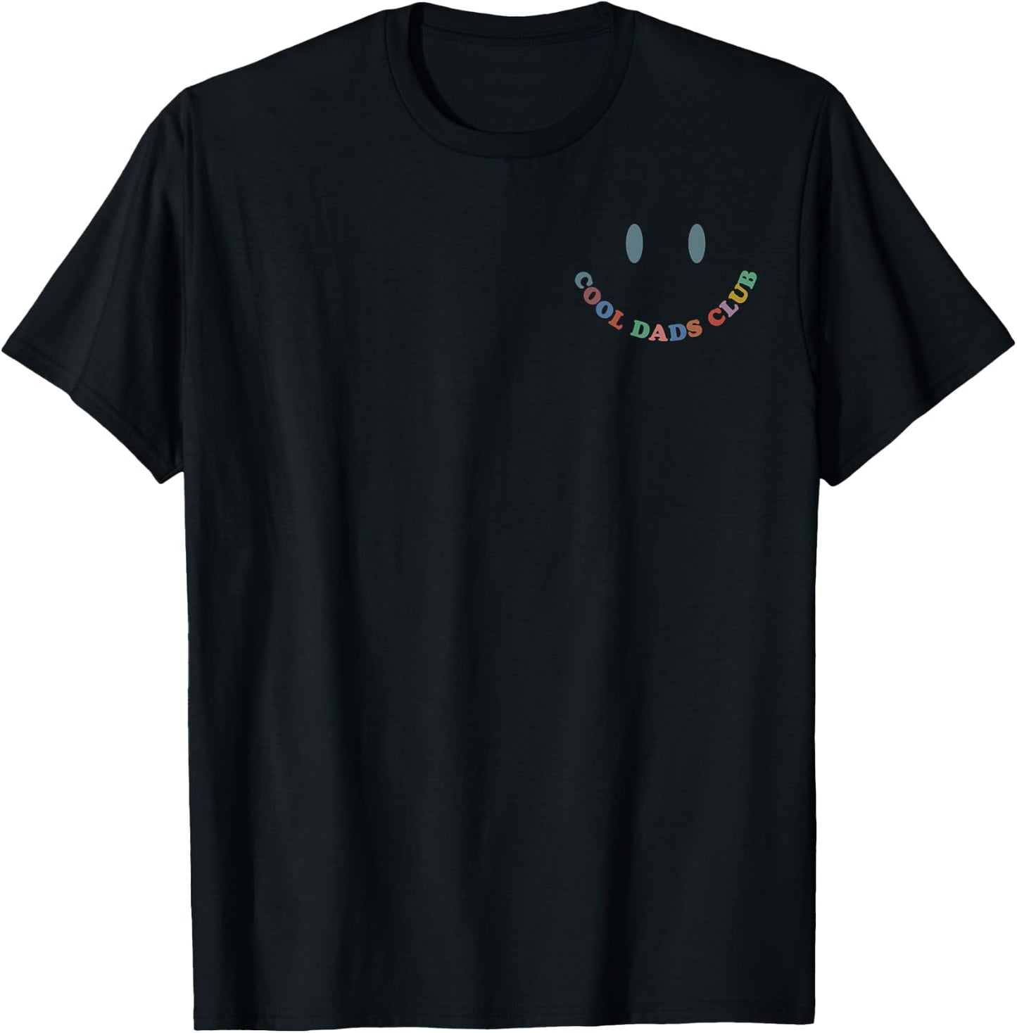 Cool Dads Club , Funny Face to Dad Promoted 2024 , black T-Shirt - T-Shirt | Black
