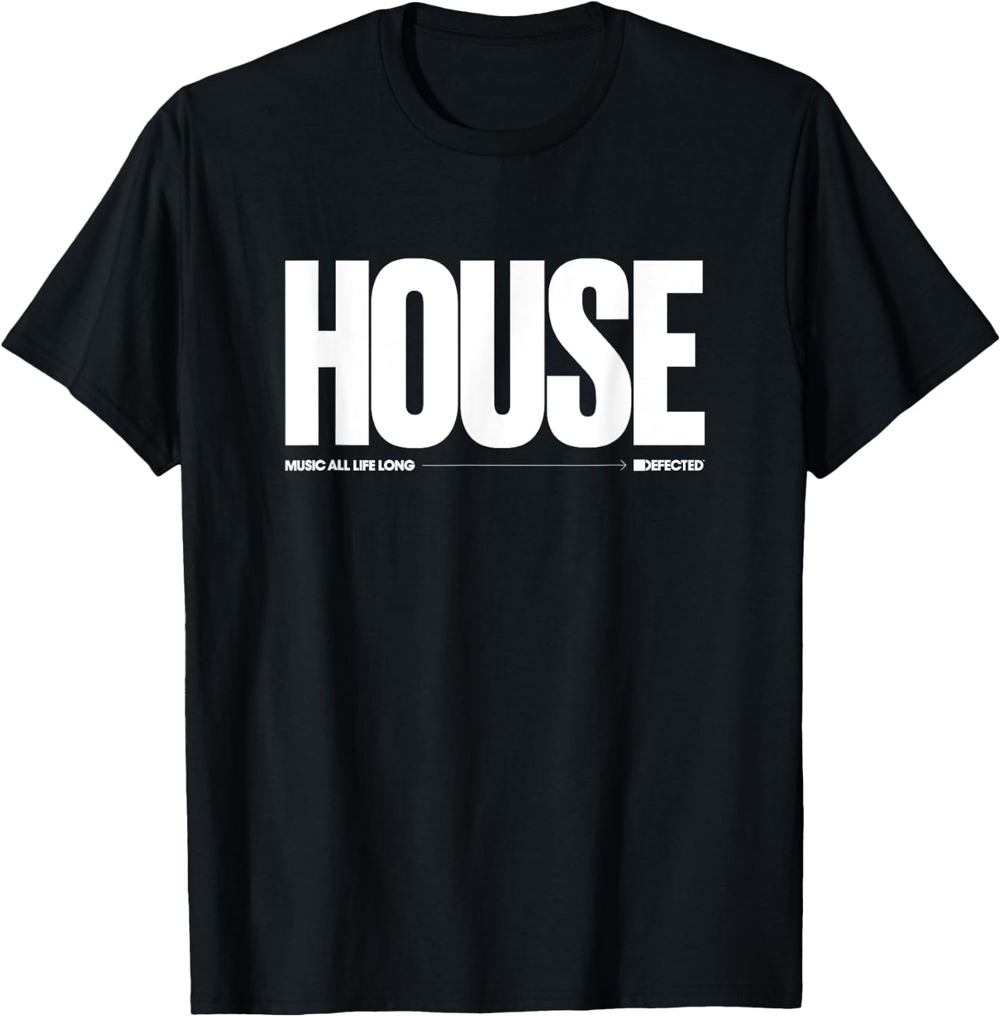 Defective House Statement T-Shirt - T-Shirt | Black