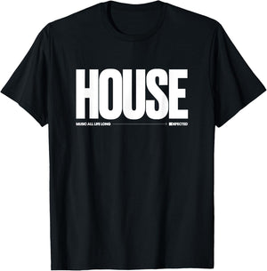 Defective House Statement T-Shirt - T-Shirt | Black