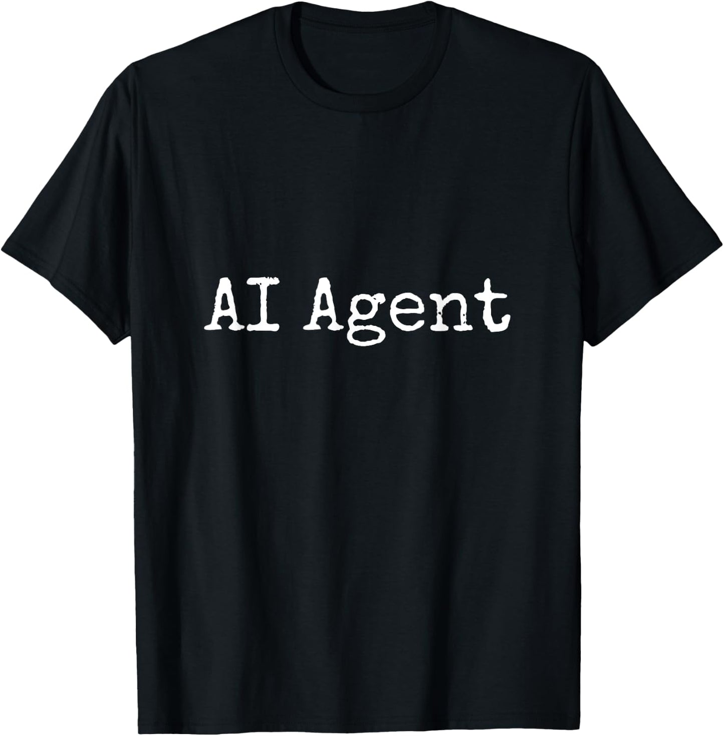 Minimal AI Agent T-Shirt - T-Shirt | Black