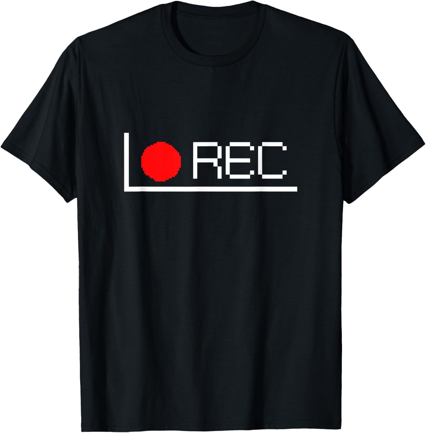 Camera Design - Film Photo Audio Music Video Tape REC Retro Oldschool Video Camcorder Recording Record VCR-VHS T-Shirt - T-Shirt | Black
