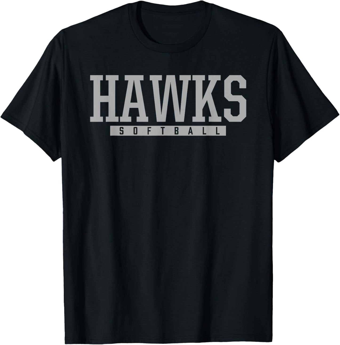 Horizon Hawks Softball HS T-Shirt - T-Shirt | Black