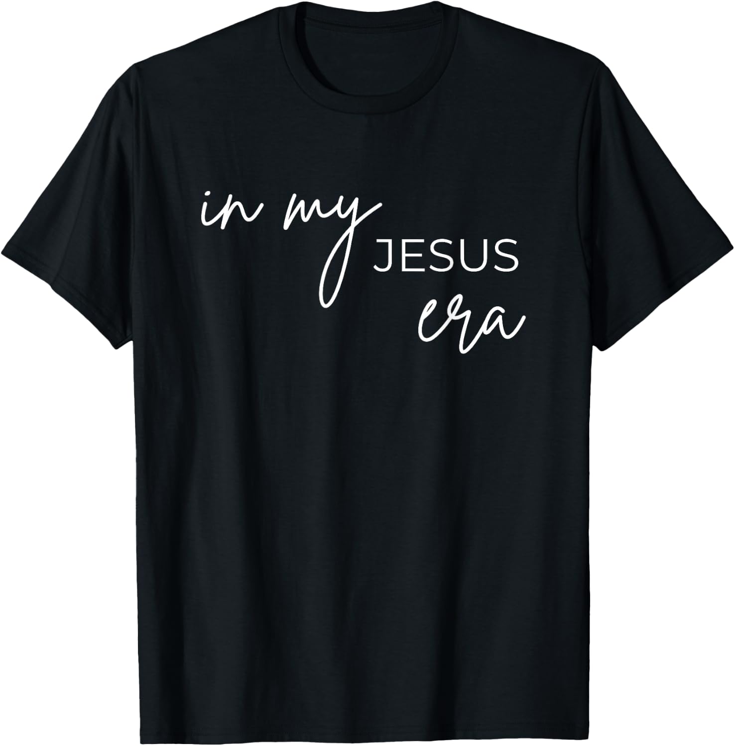 In My Jesus Era T-Shirt - T-Shirt | Black