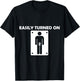 Easily Turned On - (Funny ) T-Shirt - T-Shirt | Black