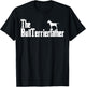 The BullTerrierFather Funny Bull Terrier Dad Shirt Men T-Shirt - T-Shirt | Black