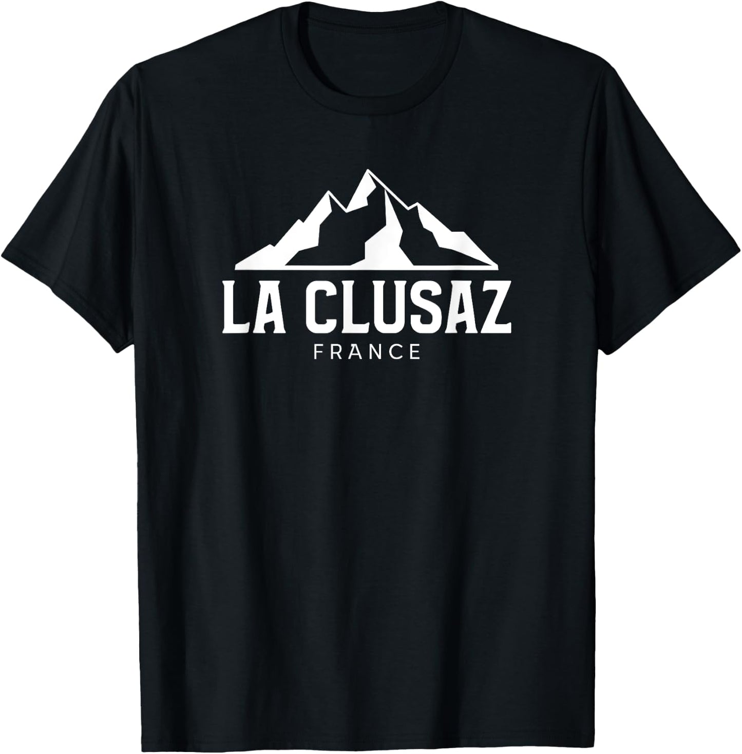 La Clusaz, France T-Shirt - T-Shirt | Black
