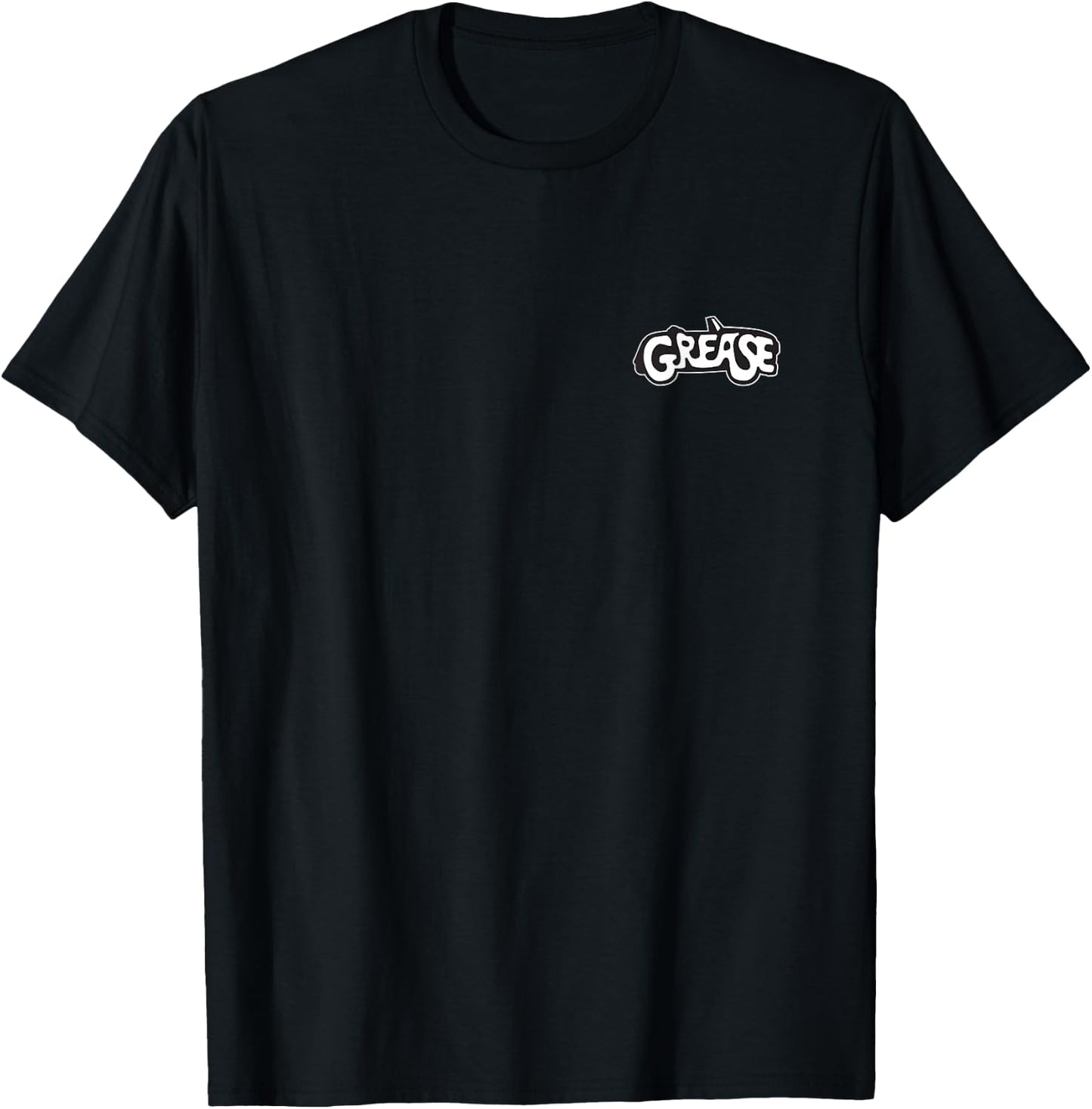 Grease T Birds Front and Back Retro Movie T-Shirt - T-Shirt | Black