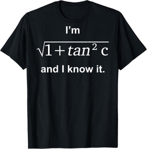I'm 1 + Tan 2c And I Know It (on back) T-Shirt - T-Shirt | Black