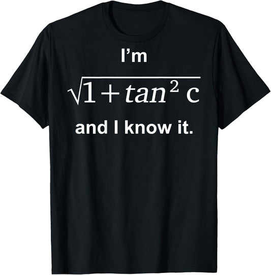 I'm 1 + Tan 2c And I Know It (on back) T-Shirt - T-Shirt | Black
