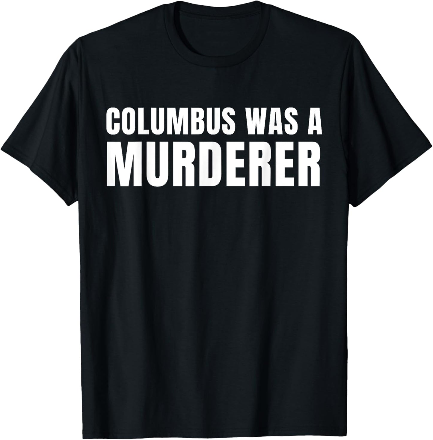 Indigenous Peoples Day Anti-Columbus Native American Shirt T-Shirt - T-Shirt | Black