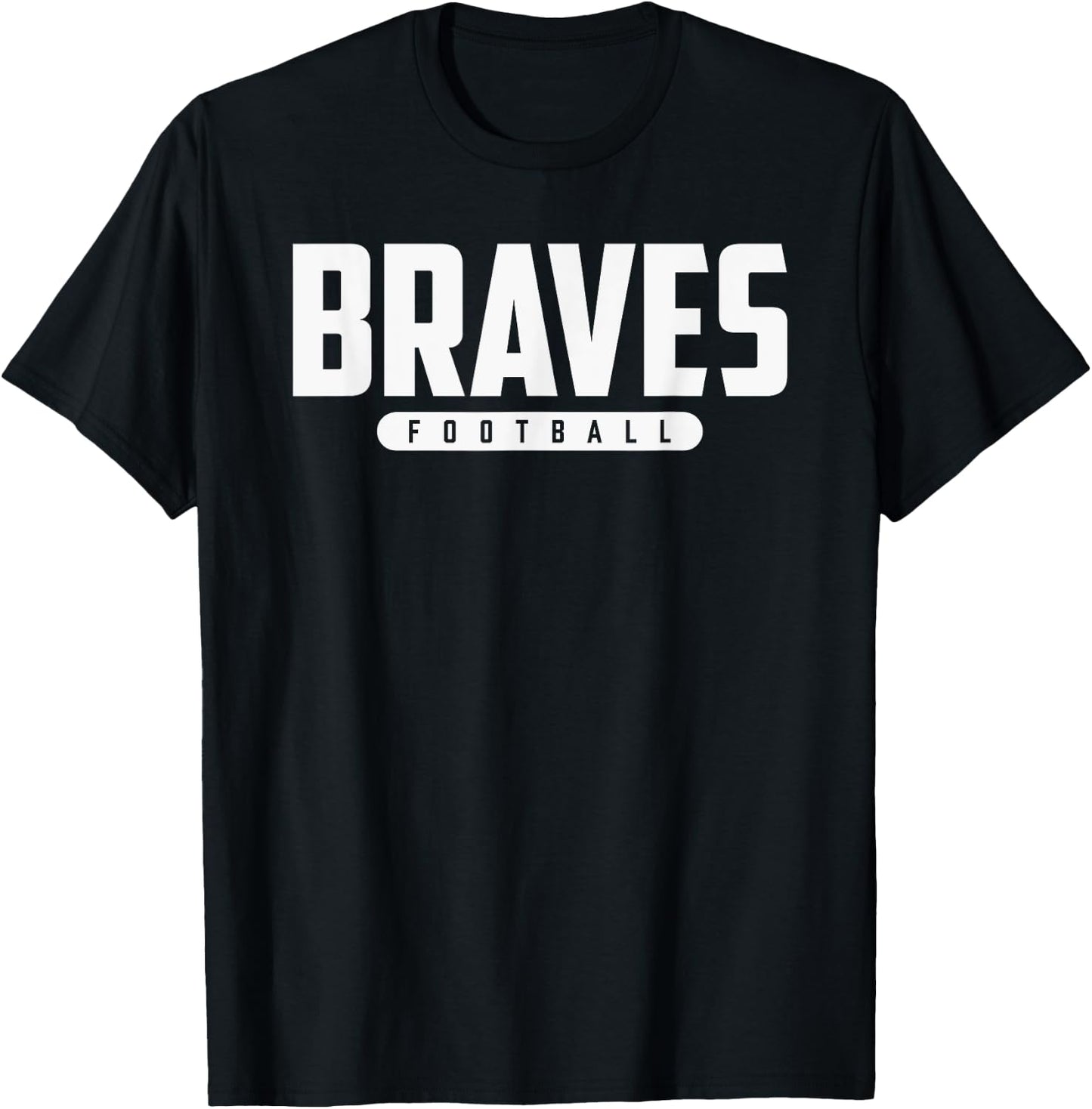 Walton Braves Football T-Shirt - T-Shirt | Black