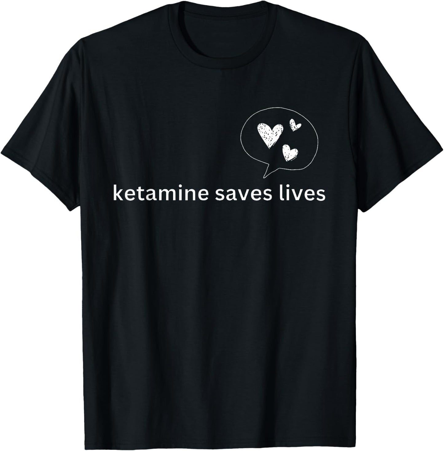 Ketamine Horse Emergency | Ketamine Saves Lives T-Shirt - T-Shirt | Black