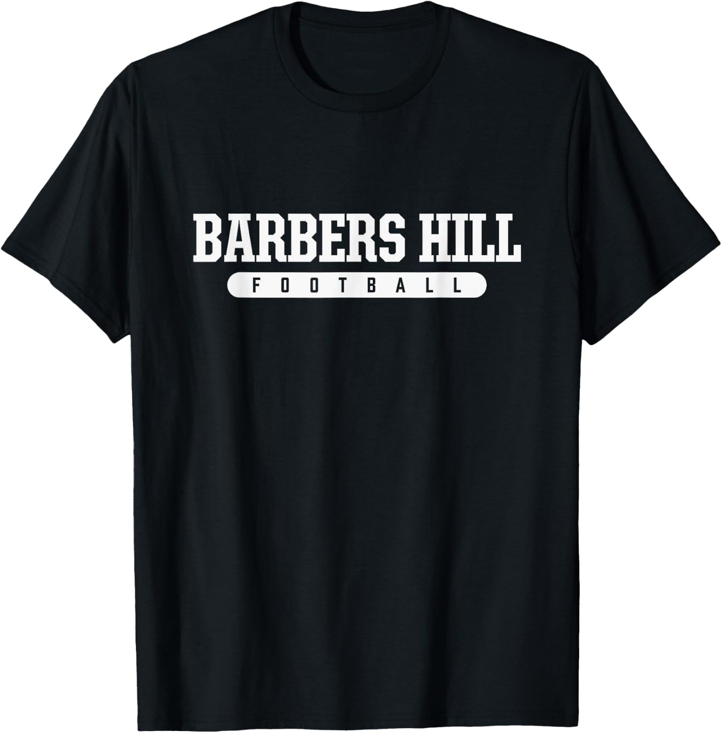 Barbers Hill High School Football T-Shirt - T-Shirt | Black