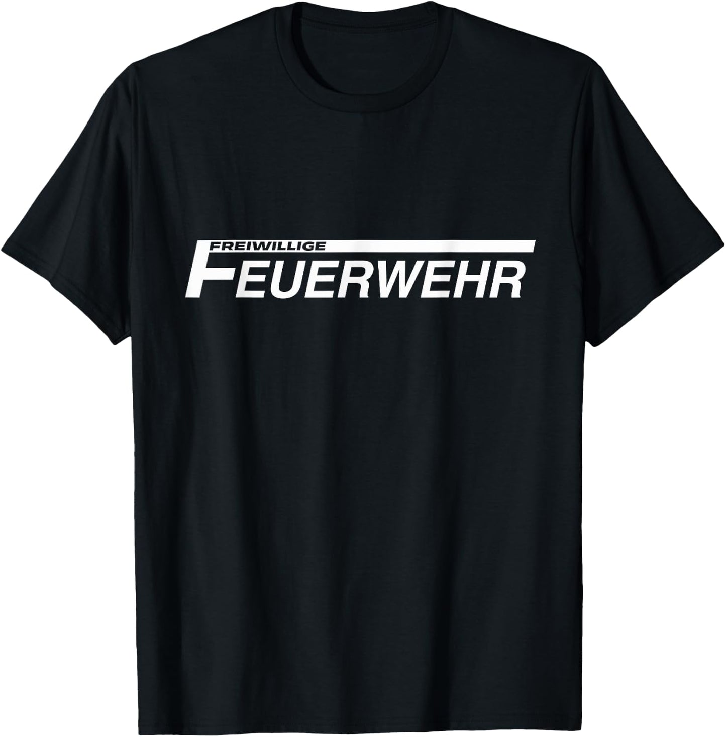 Freiwillige Feuerwehr Feuerwehrmann Feuerwehrfrau Geschenk T-Shirt - T-Shirt | Black