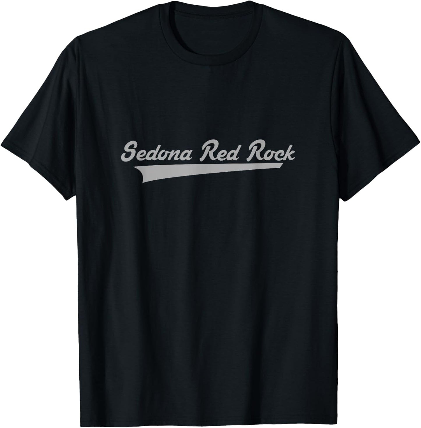 Sedona Red Rock High School Vintage Swoosh T-Shirt - T-Shirt | Black