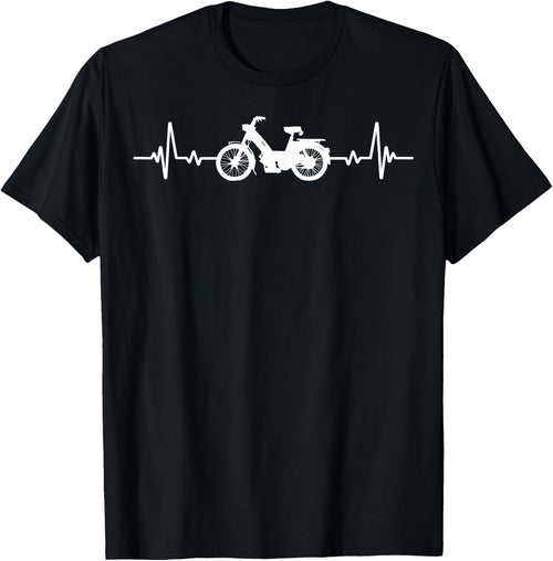 moped mob mobeur moped heartbeat humour , Black, S