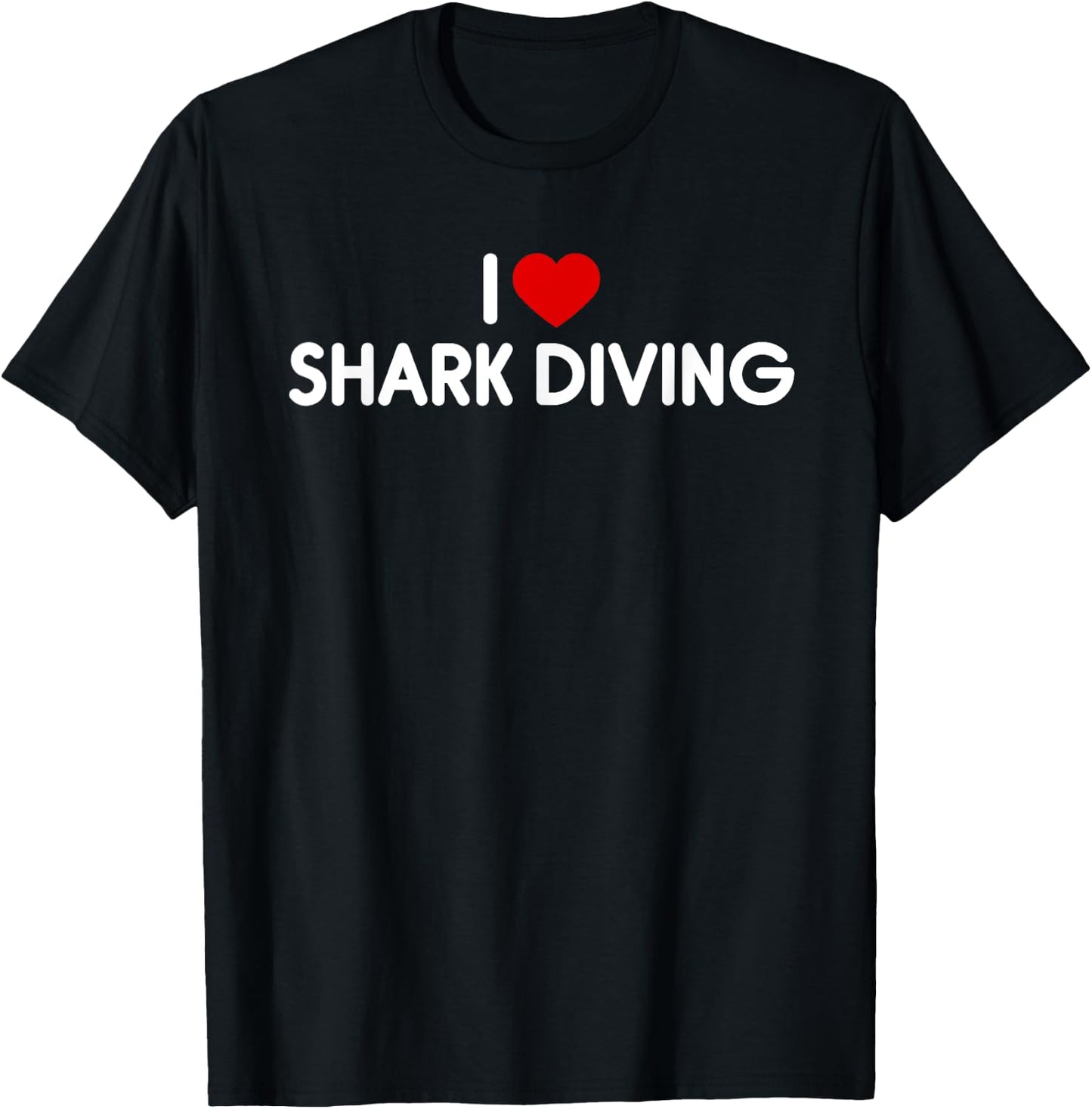 I Love Shark Diving T-Shirt - T-Shirt | Black