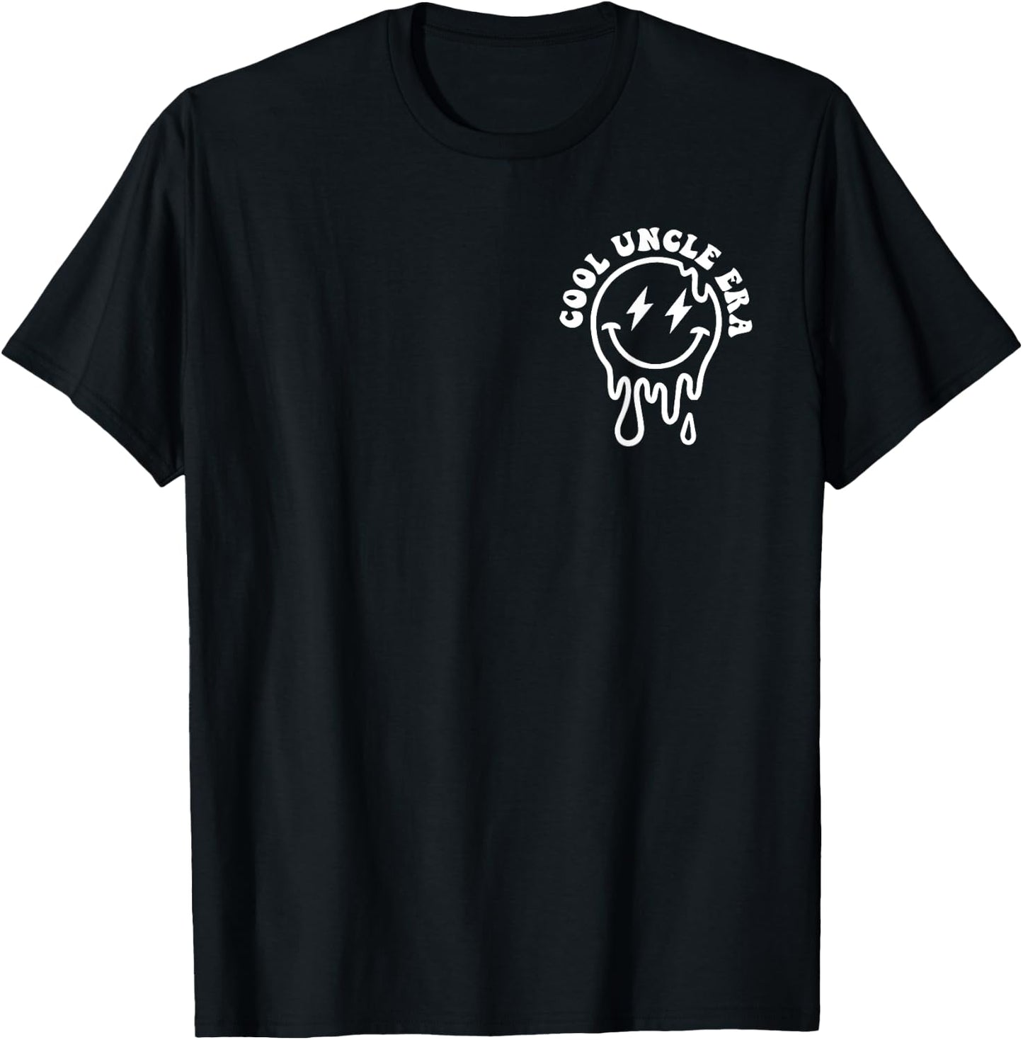 Funny Groovy In My Cool Uncle Era 2 Sided T-Shirt - T-Shirt | Black