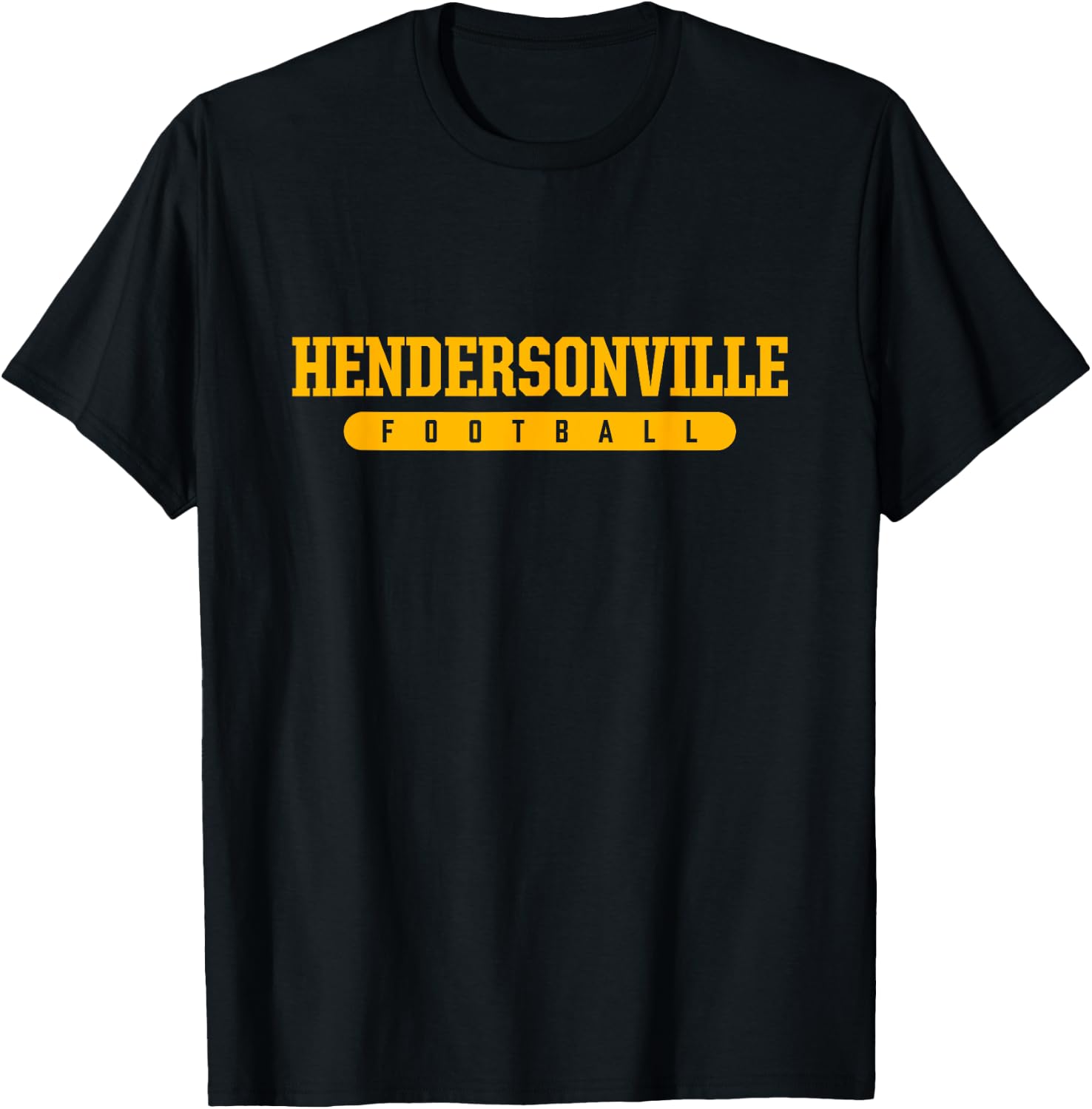 Hendersonville High School Football T-Shirt - T-Shirt | Black