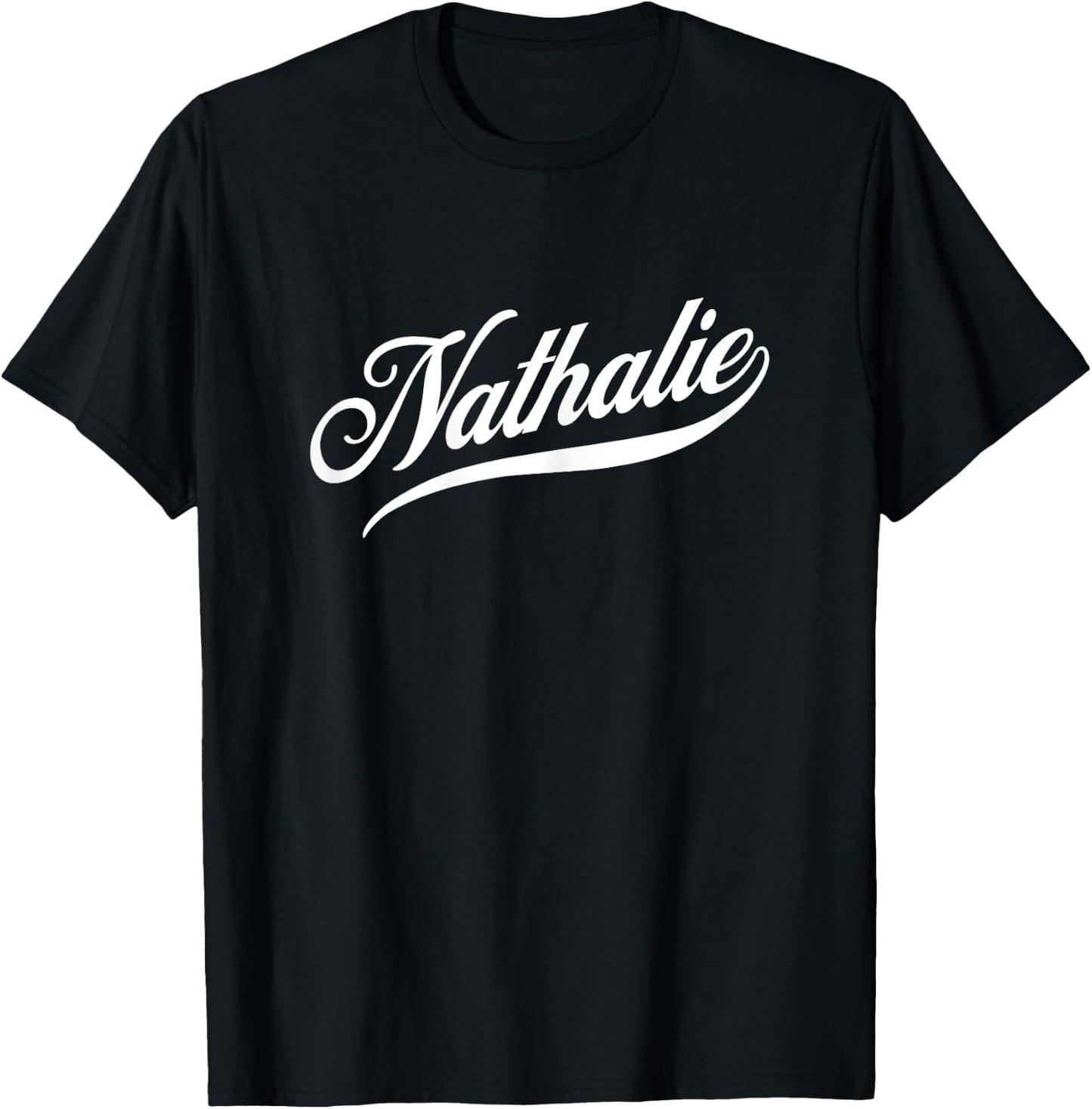 Women's Girls Funny Gift Humour Name for Nathalie T-Shirt - T-Shirt | Black