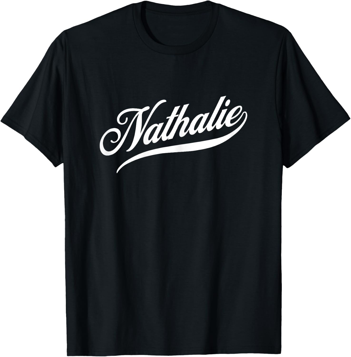 Women's Girls Funny Gift Humour Name for Nathalie T-Shirt - T-Shirt | Black