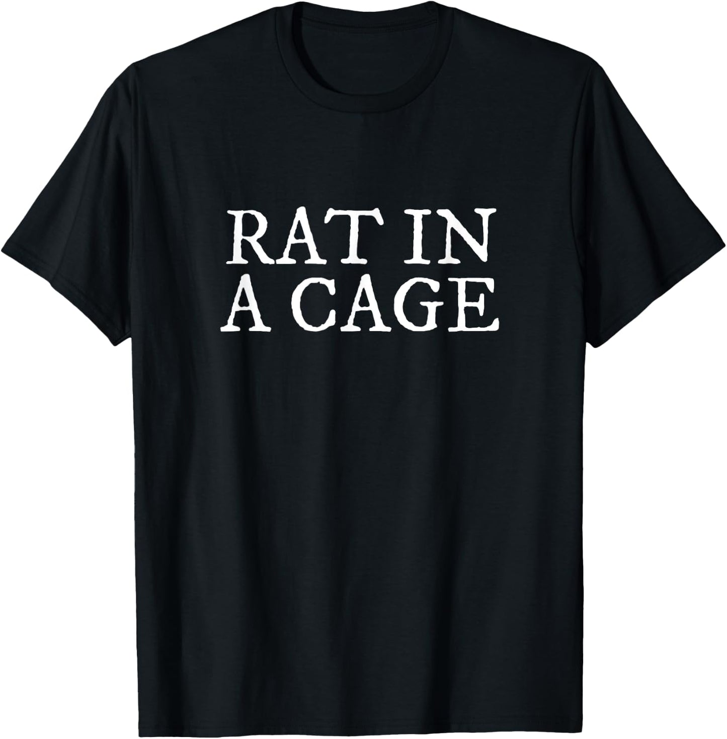 Rat In A Cage – Grunge Rock Nostalgia T-Shirt - T-Shirt | Black