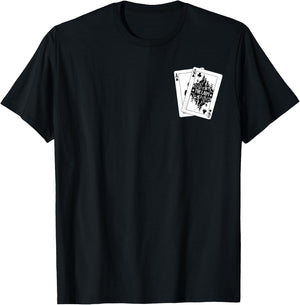 Queen of Clubs T-Shirt - T-Shirt | Black